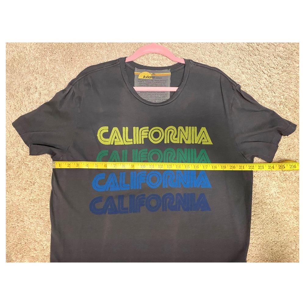 AVIATOR NATION gray California tee RARE - Picture 14 of 16